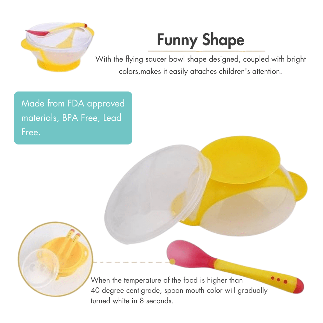 Baby Feeding Bowl With Lid