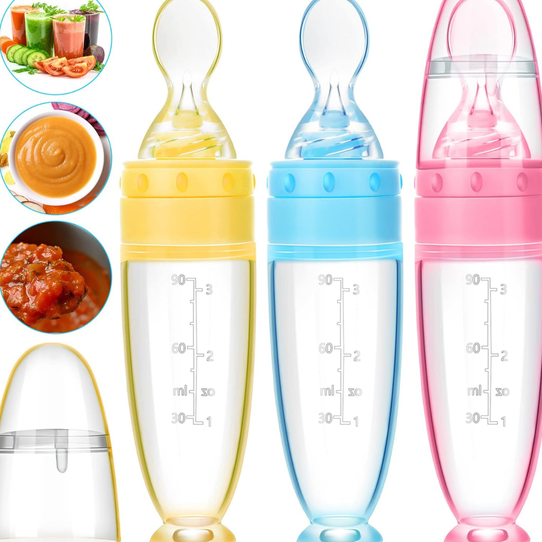 Baby Feeding Bottle With Spoon