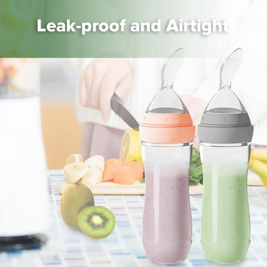 Baby Feeding Bottle With Spoon