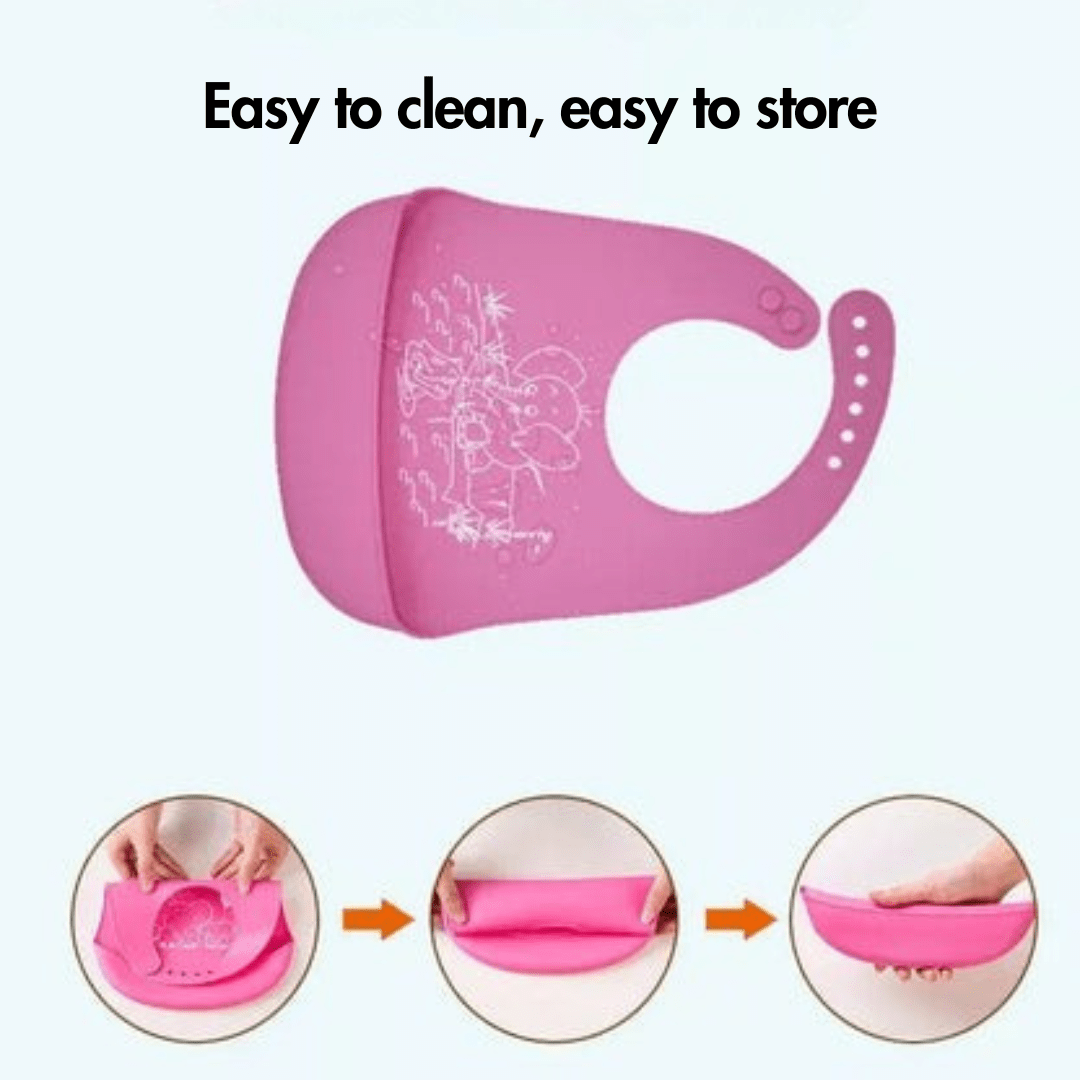 Silicone Waterproof Baby Bib